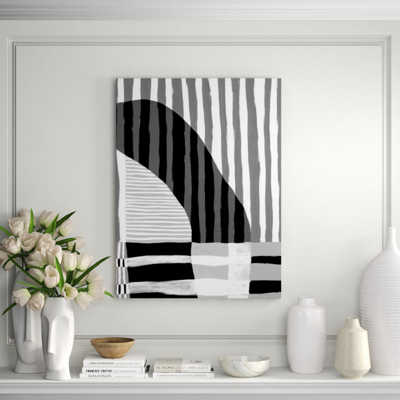 Visions III Print by Bobby Berk, Image Brush Gel, 53" H x 40" W x 1.5" D