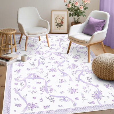Tapis décoratif lavable