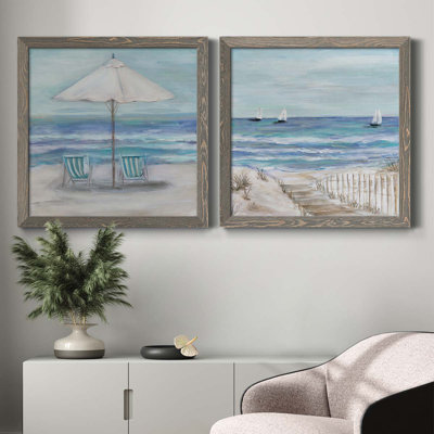 " Gulf Shores II " 2 - Pieces Painting Print