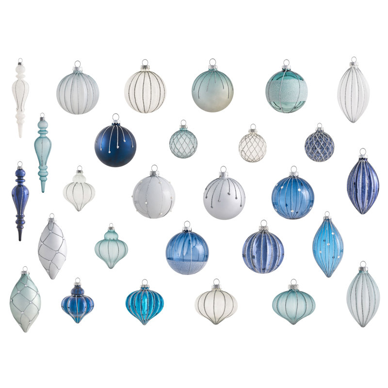 16cm Handmade Solid Colour Glass Bauble
