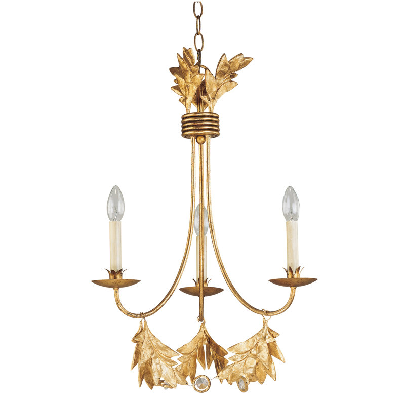 Sweet Olive 3-Light Candle Style Classic / Traditional Chandelier