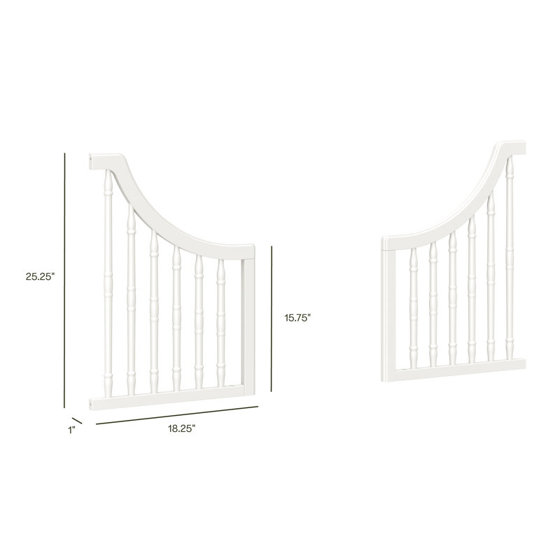 Liberty 4-in-1 Toddler Bed Conversion Kit, White