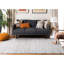 Tapis abstrait en coton tissé à la main Wincanton-303679018