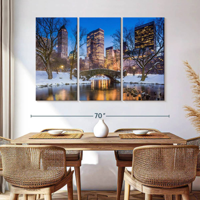 Sebbie Snowy Central Park, H 42 po x l 65 po
