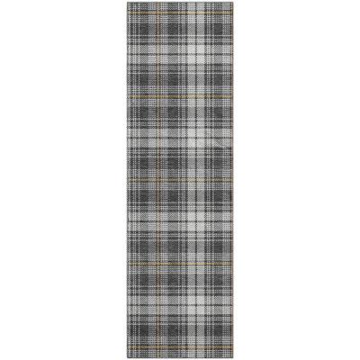 Premium Machine Washable Natoma AMF993 Plaid Rug