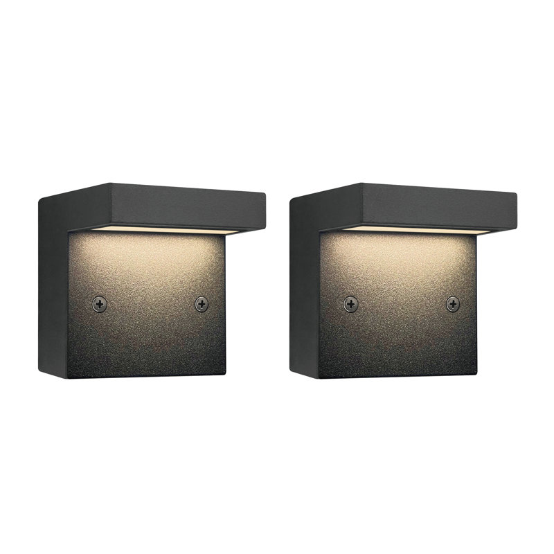 Ensemble de lumières de terrasse en acier à DEL basse tension intégrées en acier
