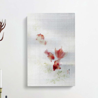 The Goldfish by Watanabe Seitei - Wrapped Canvas