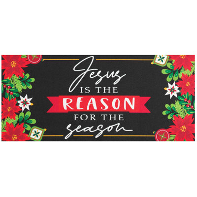 Paillasson Kascha - Jésus est la raison - 22 x 10