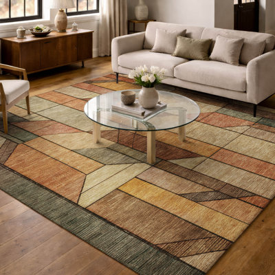 Machine Washable Indoor/Outdoor Chantille ACN2867 Modern Rug