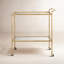 Chariot-bar en métal et verre Claudia-1658180664