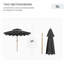 Parasol de patio polyvalent pour une protection solaire et une détente ultimes-46886529