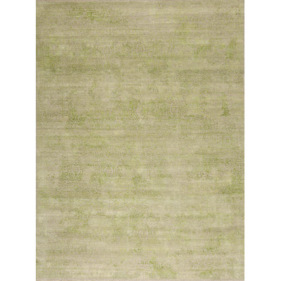 Amour Hand Knotted Area Rug in Green
