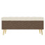 Banc de rangement avec repose-pieds Modern Modern-346240614