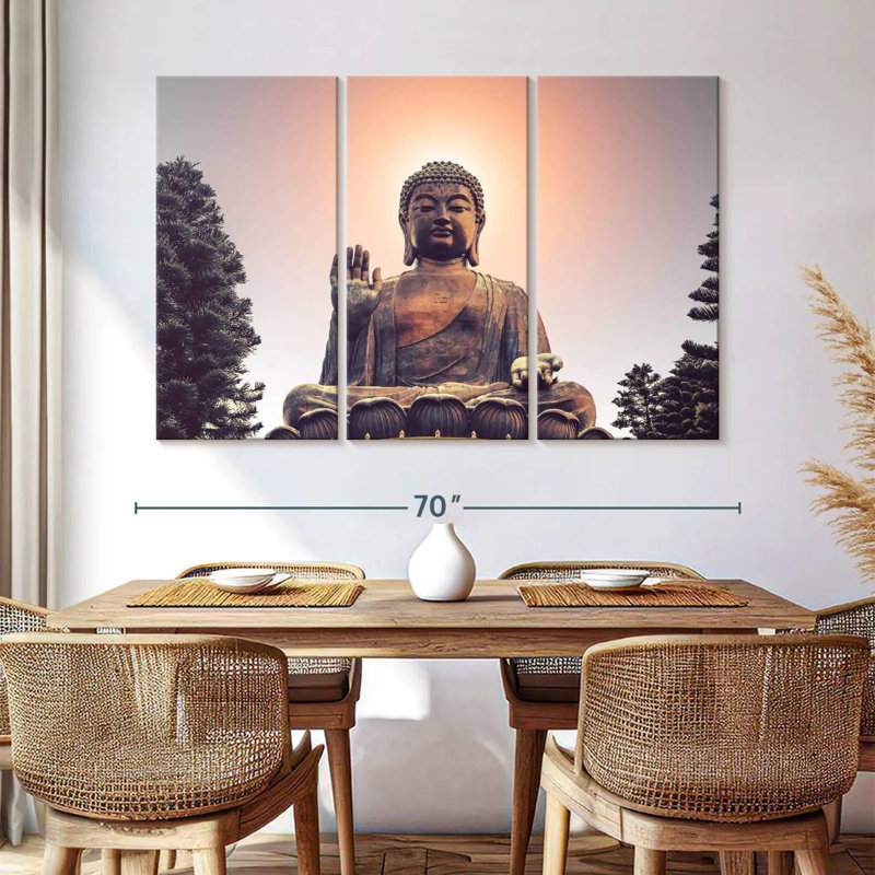 Bouddha géant Adella, H 42 po x l 65 po