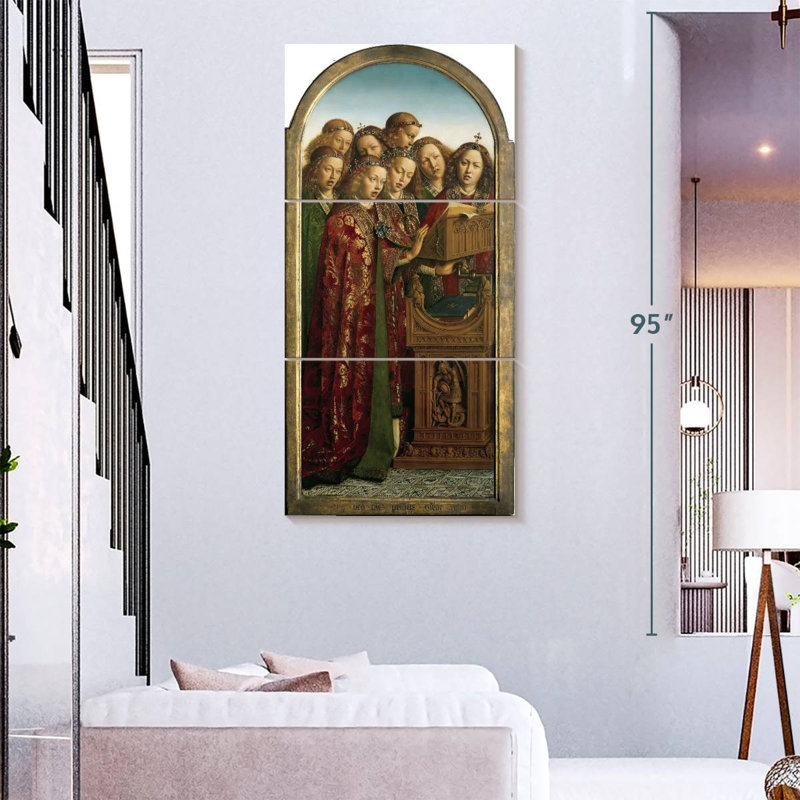Singing Angels, H 27 po x l 12 po