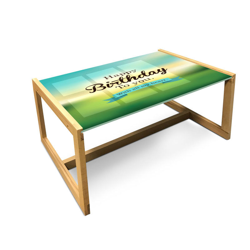 Trestle Coffee Table, 40cm H x 91cm W x 62cm D
