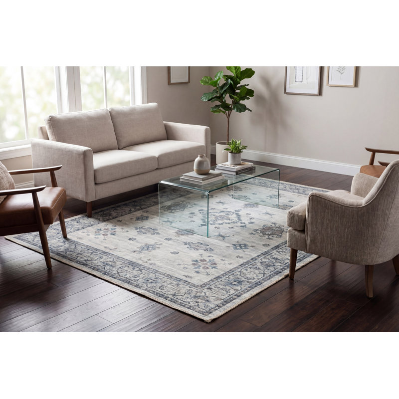 ELISE 5.3X7 6304-900 GREY, Rectangle 5'3" x 7'