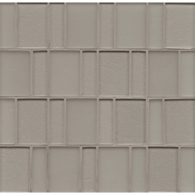 Manhattan 12" x 12" Glass Mosaic Wall & Floor Tile
