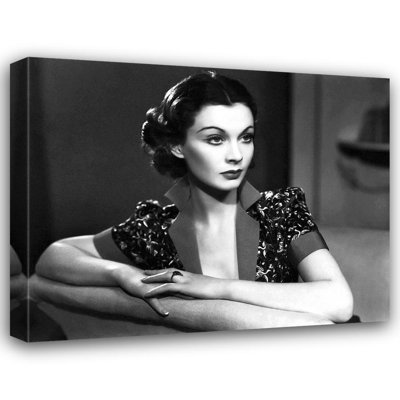 «Latitude Run® Hollywood Photo Gallery Gallery», art sur toile tendue: Vivien Leigh