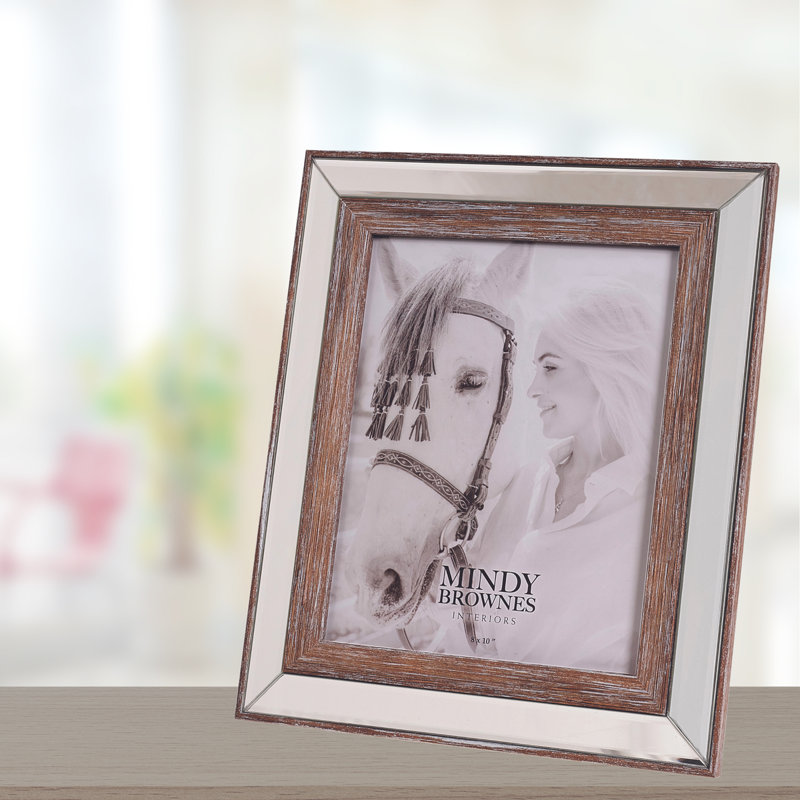 Silver Mirrored Picture Frame