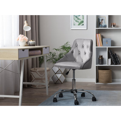 Maia Velvet Office Chair