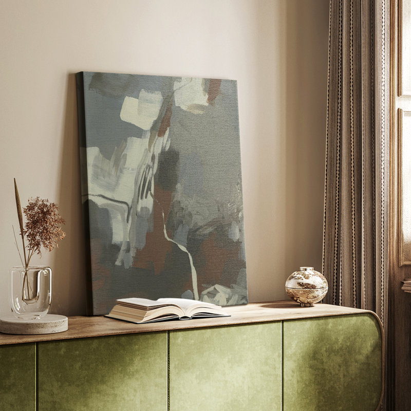 Mudstone Graffiti II -Custom Wrapped Gallery Cavas, 60" H x 40" W