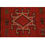 One-of-a-Kind 3'2" X 5'10" New Age Wool Area Rug in