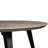 Hampson 47" Round MDF Dining Table – Compact Modern Table with Iron Legs for Kitchen, Dining Room, or Small Apartment Spaces-13514957