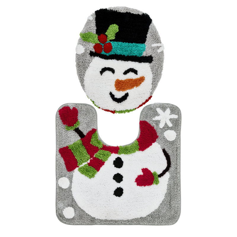  Ensemble de tapis pour salle de bain Home Snowman