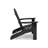 Black Adirondack Chair – Premium HDPE Poly Lumber For Pool, Patio, And Garden Elegance-2015558433