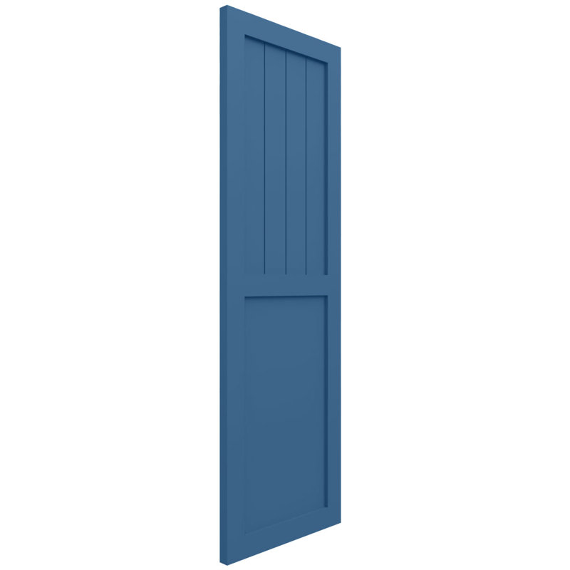 Volets combinés EnduraCore, 12"W, Bleu séjour, H 60 po