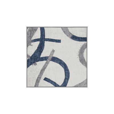 Machine Washable Gray Area Rug