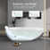 71'' x 35'' Freestanding Soaking Solid Surface Bathtub