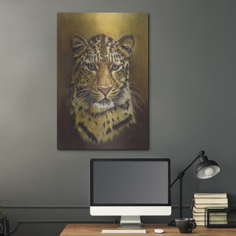 Bungalow Rose «Eye of the Storm» par Barbara Keith, art mural en métal, 16 po x 24 po, H 36 po x l 24 po