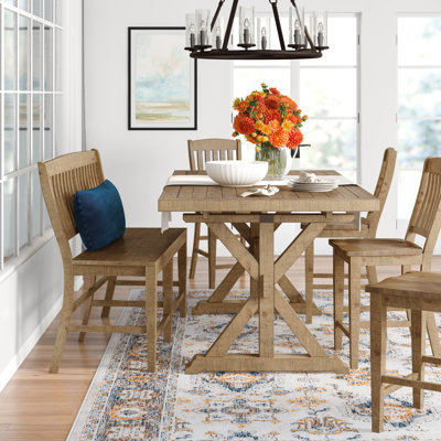 Averie Crossing 6 Piece Solid Wood Dining Set