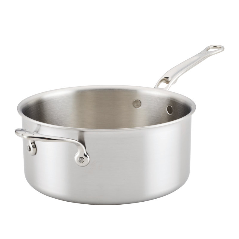 Thomas Keller Insignia 4 Quart Sauce Pot W/ Helper Handle, 4 qt.