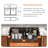 Quartz 33" X 22" Granite Composite Workstation Sink Quartz Drop In Low Divider 50/50 Double Bowls Kitchen Sink-128558939