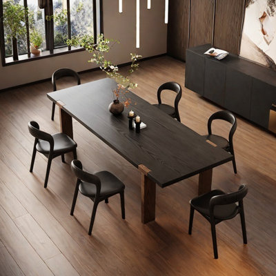 Table de salle à manger en bois de frêne