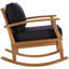 Chaise berçante d'extérieur en teck Marina-472441370