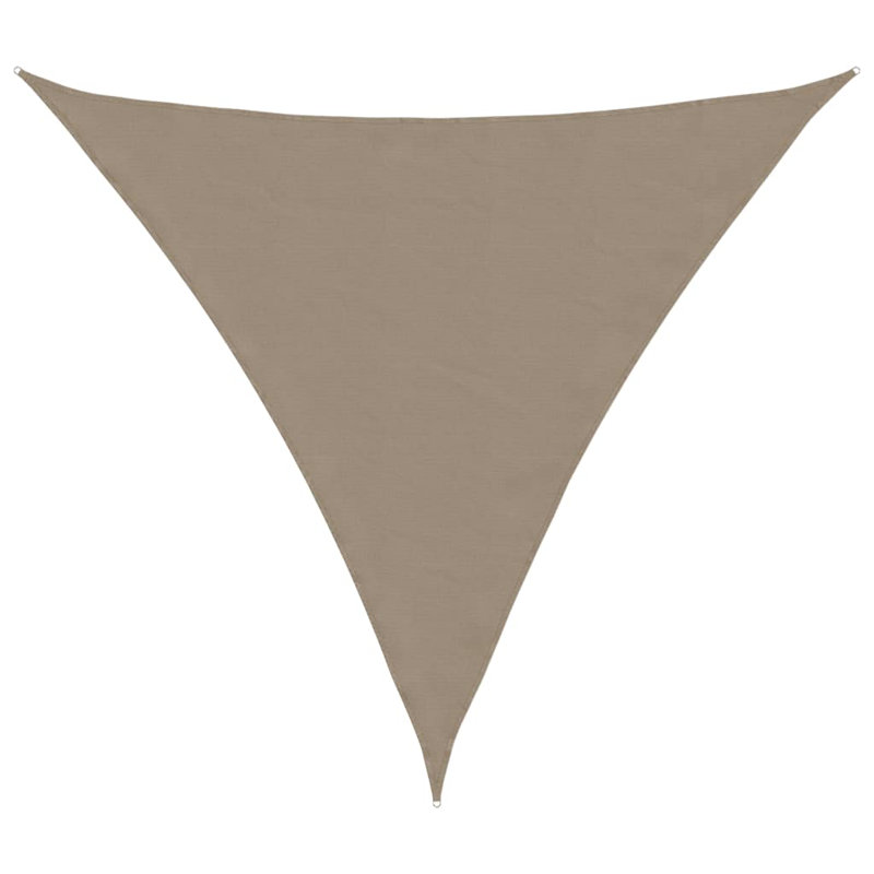 2m x 1.6m Triangle Shade Sail, Taupe