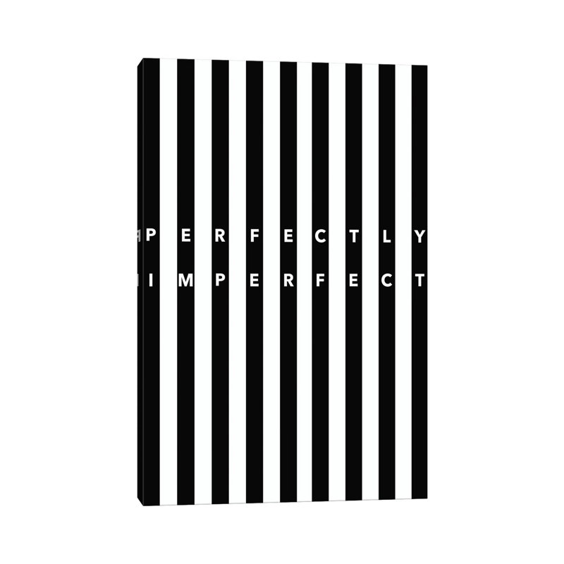 Perfectly Imperfect by Alison Petrie - Wrapped Canvas Print, 20.32 cm H x 30.48 cm W