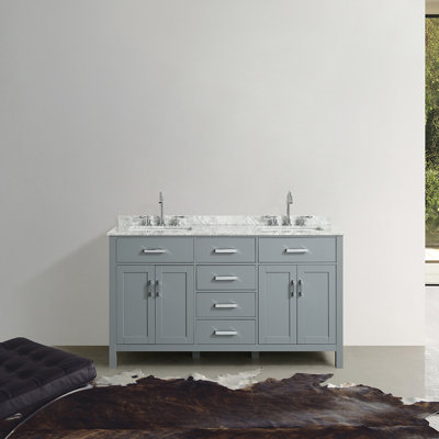 Ensemble de meuble-lavabo double 61 "Bristol