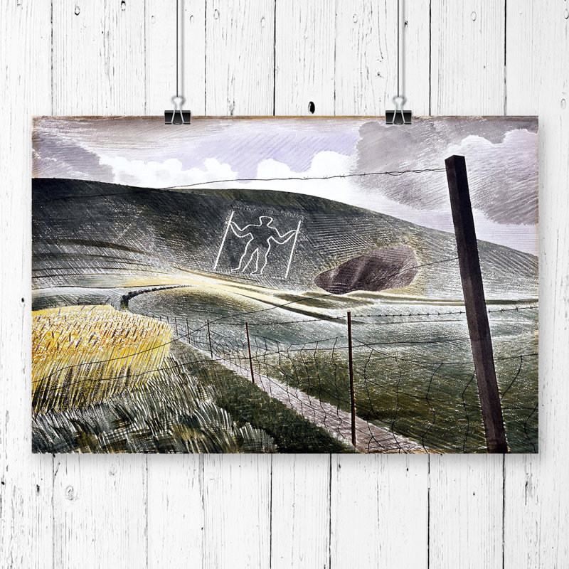 Eric Ravilious - No Frame Painting, 29.7cm H x 42cm W