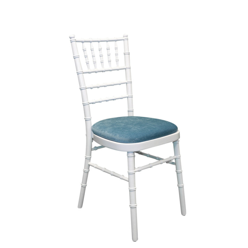 Arrington 43cm H Polyester Blend Upholstered Ladder Back Side Chair, Teal, White
