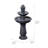 Webbe 2-Tier Outdoor Birdbath Freestanding Water Fountain with Adjustable Pump, Stone-Look Finish & Weather-Resistant Polyresin-741676651