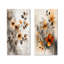Ensemble d'impressions botaniques orange, beige et botanique III I - fleurs de cerisier-1205778580-1205778579-1205778578