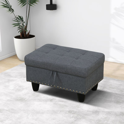 Linen Storage Ottoman Living Room