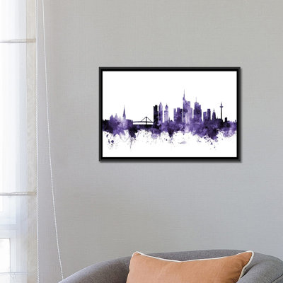 " Frankfurt Germany Skyline " by Michael Tompsett