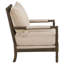 Fauteuil d'appoint rembourré beige et naturel Herndon-327846183-274322453