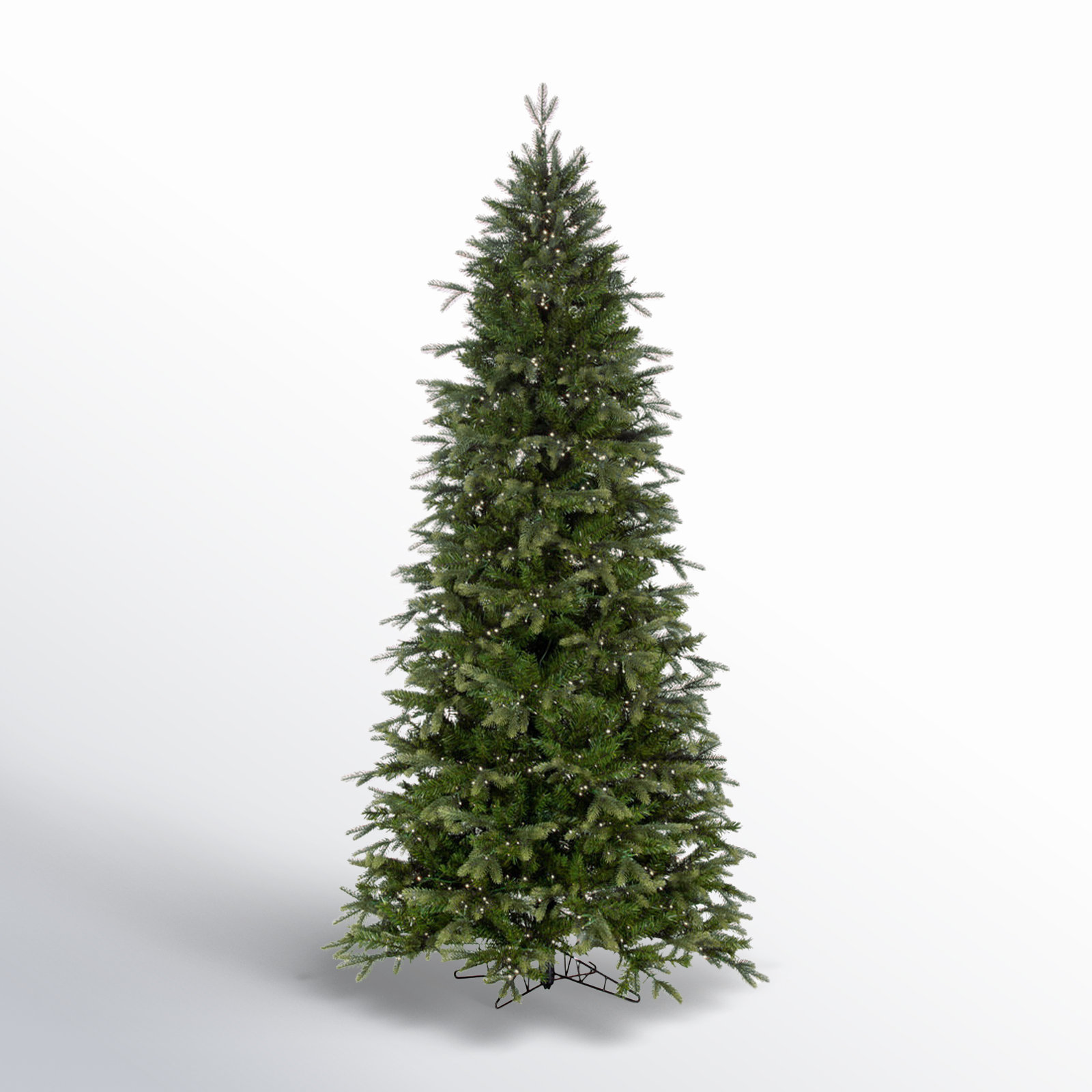 Vickerman Slim 14' Pre-Lit Fir Christmas Tree, 9 ft